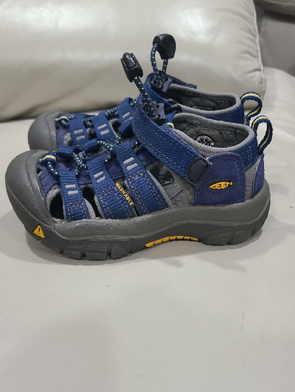 Keen Kids Blue and Gray Closed-Toe Sandals - Picture 2 of 8